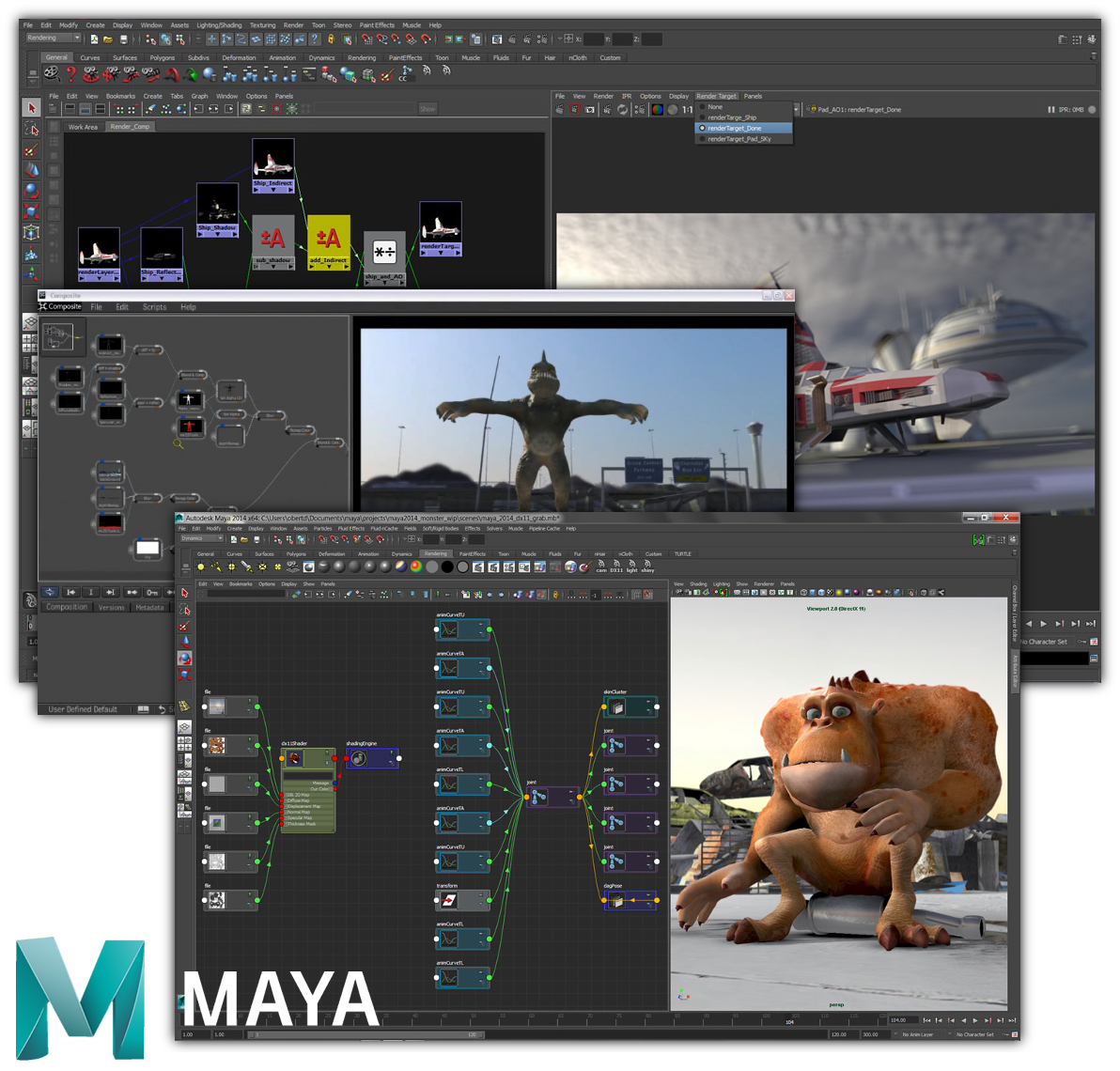 Node-based workflows in Maya